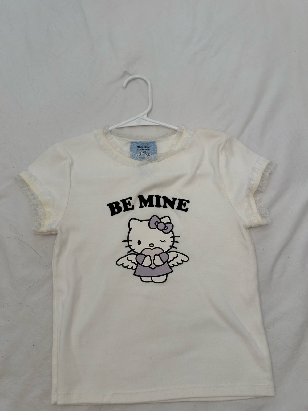 Hello Kitty "Be Mine" Cream Graphic Tee
